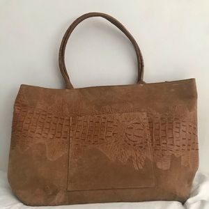 Julie Feldman handmade leather shade tote bag
